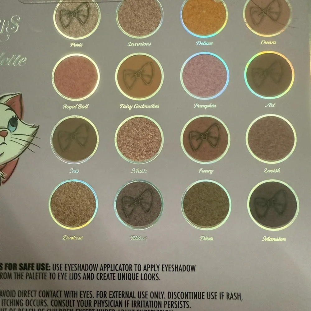 Disney Aristocats Eyeshadow Palette, Disney’s The Aristocats Marie Eyeshadow